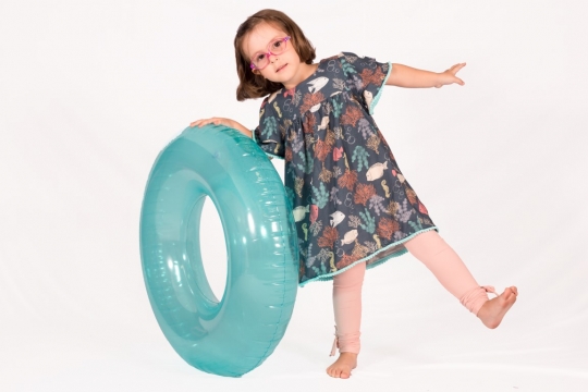 Gicatrica a Roupa infantil feminina que cresce, moda sustentável